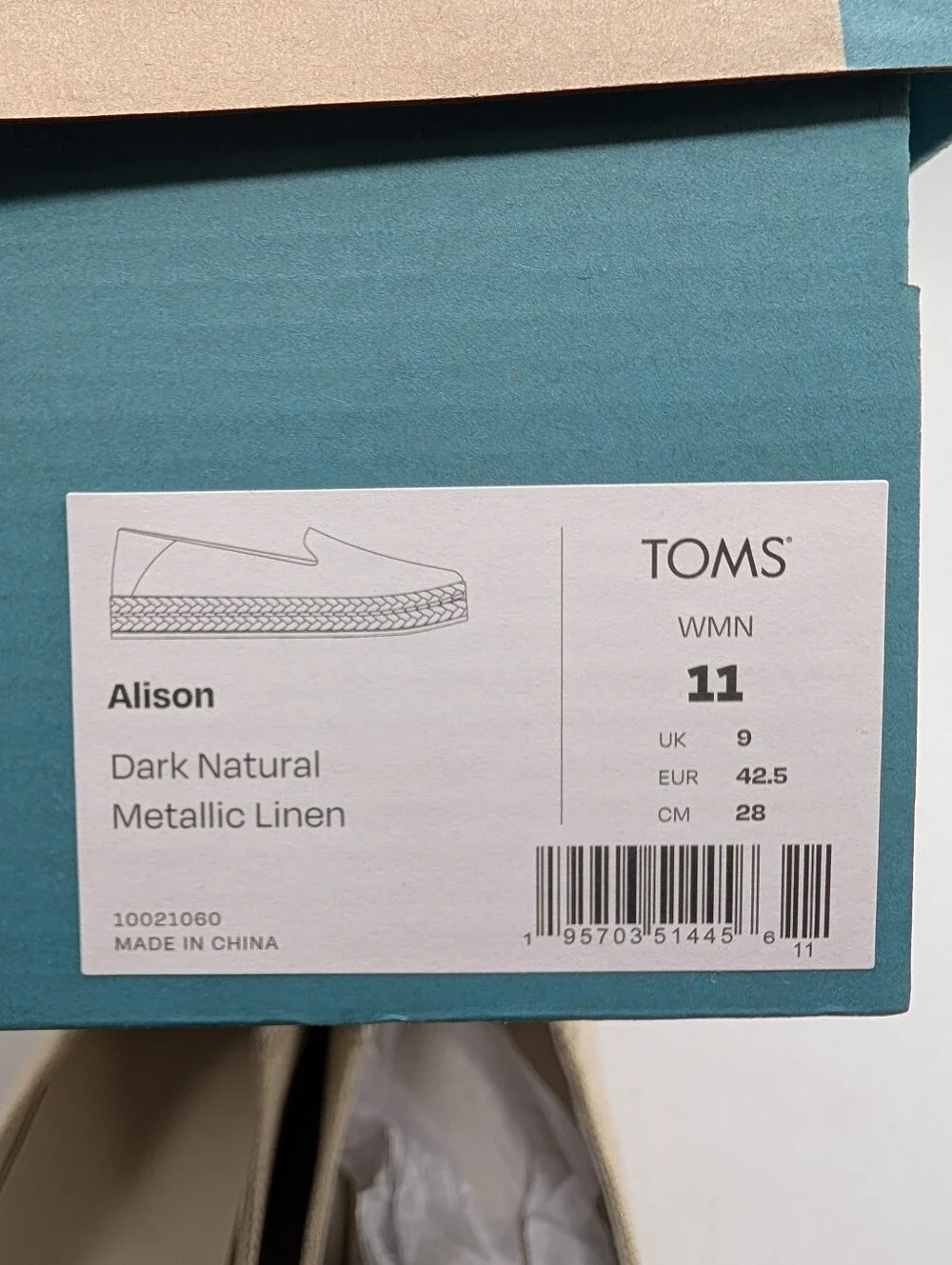 Toms classic slip